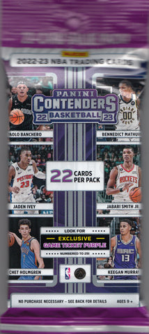 2022-23 PANINI CONTENDERS BASKETBALL VALUE PACKS - CLEARANCE SALE!