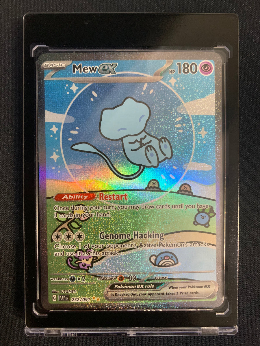 POKEMON S/V PALDEAN FATES - MEW EX SPECIAL ILLUSTRATION RARE 232