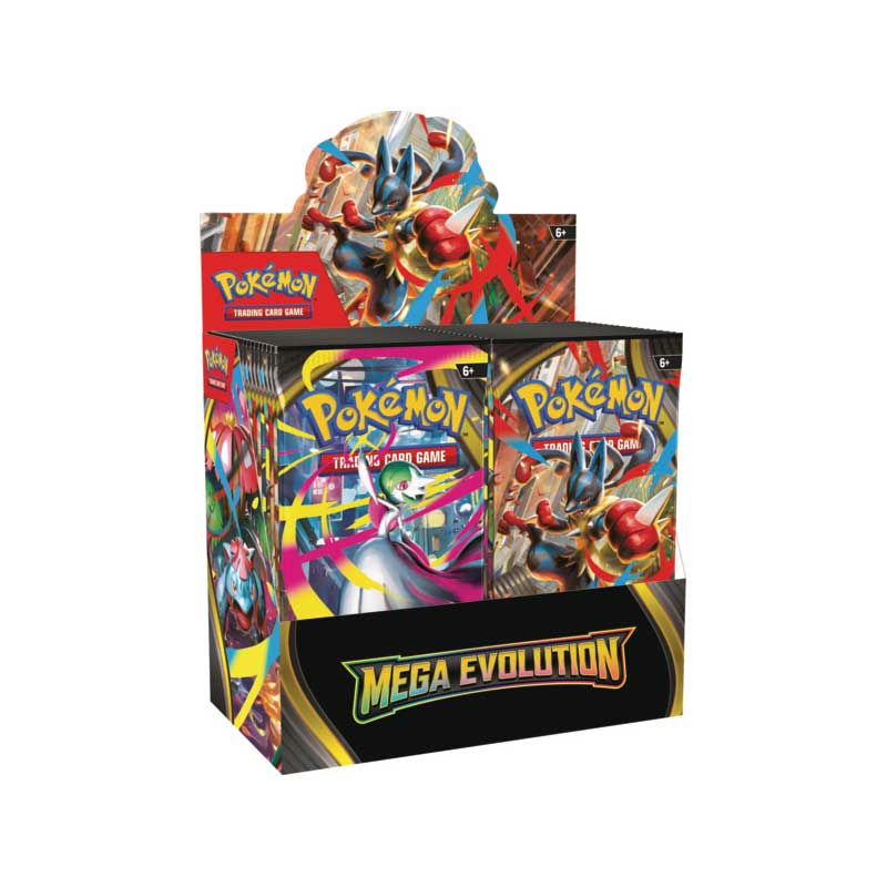 pokemon booster box pre order POKEMON ME01 MEGA EVOLUTIONS ENHANCED BOOSTER DISPLAY BOX PRE ORDER