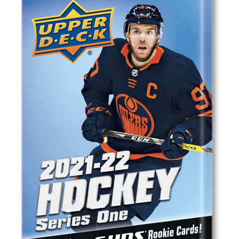 2021-22 UPPER DECK HOCKEY SERIES 1 FAT PACKS SEALED BOX OF 18  - IN STORE!