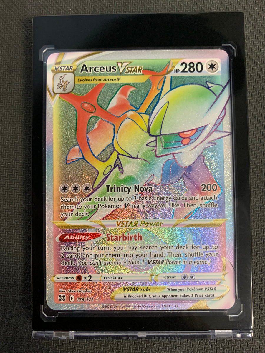 2022 POKEMON SW&SH BRILLIANT STARS ARCEUS VSTAR RAINBOW RARE - PACK FR   Mint Sports Cards & Collectibles