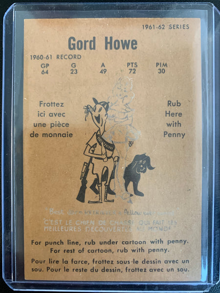 1961-62 PARKHURST HOCKEY #20 DETROIT RED WINGS - GORDIE HOWE