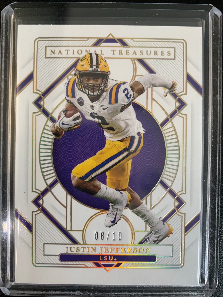 2021 PANINI NATIIONAL TREASURES COLLEGIATE FOOTBALL 24 MINNESOTA VIKI