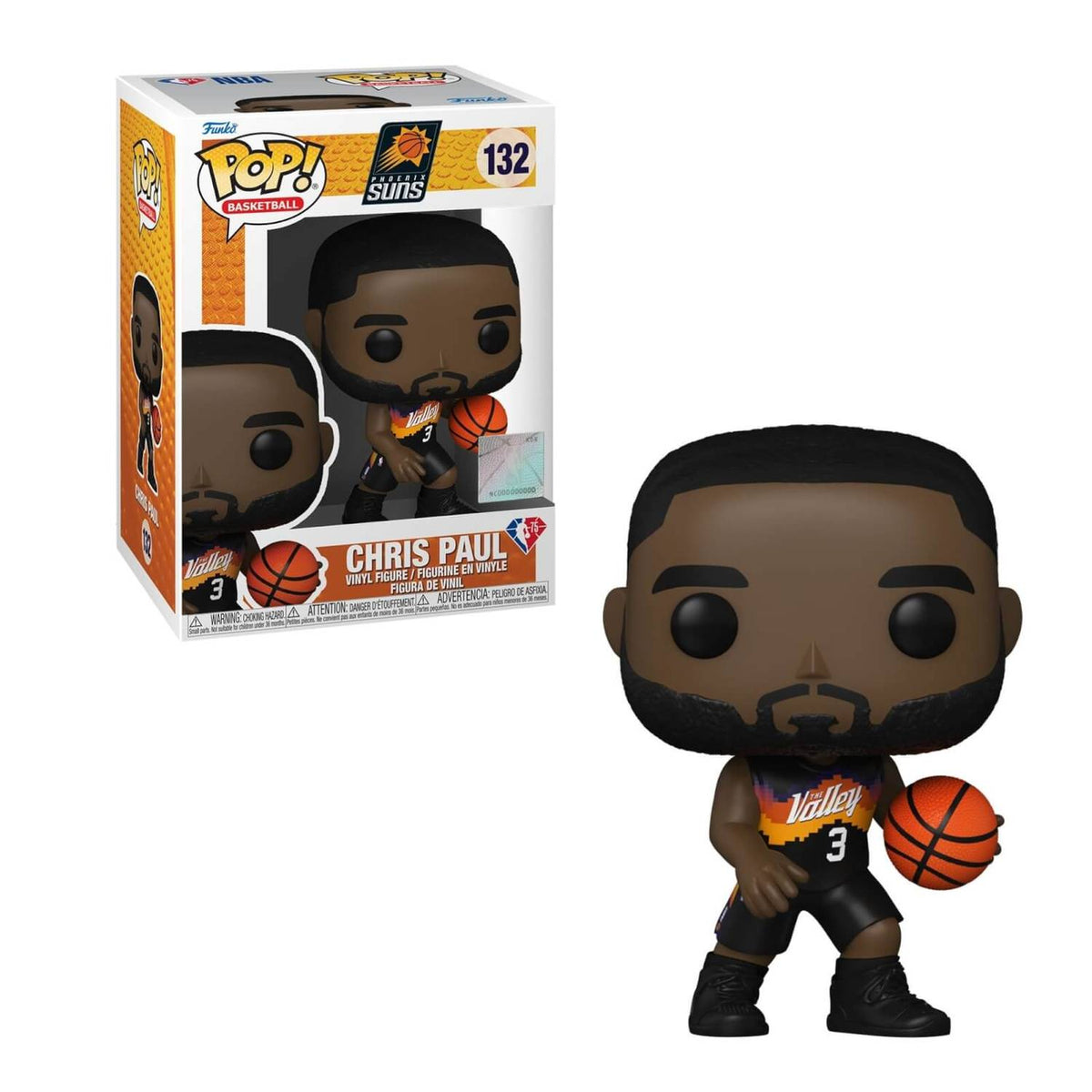FUNKO POP NBA BASKETBALL STARS 132 CHRIS PAUL PHOENIX SUNS