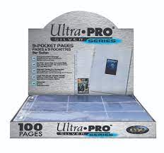ULTRA PRO 9 POCKET SILVER PAGES SINGLES