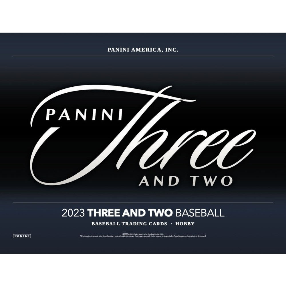 2023 PANINI THREE AND TWO BASEBALL HOBBY BOXES