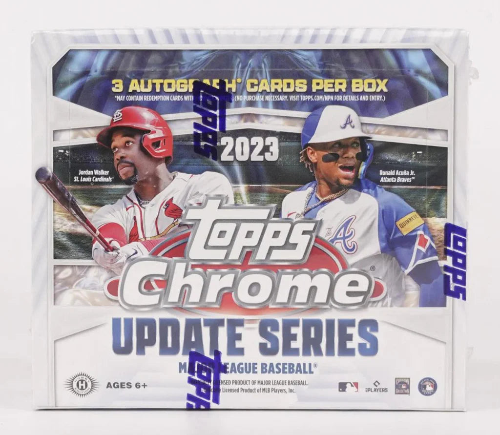 2023 TOPPS CHROME UPDATE SERIES BASEBALL JUMBO HOBBY BOX - BLACK FRIDAY SALE!!!