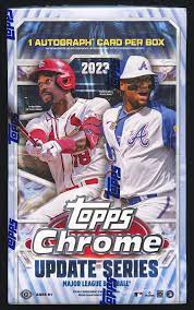 2023 TOPPS CHROME UPDATE SERIES BASEBALL HOBBY BOX - ON SALE!!!