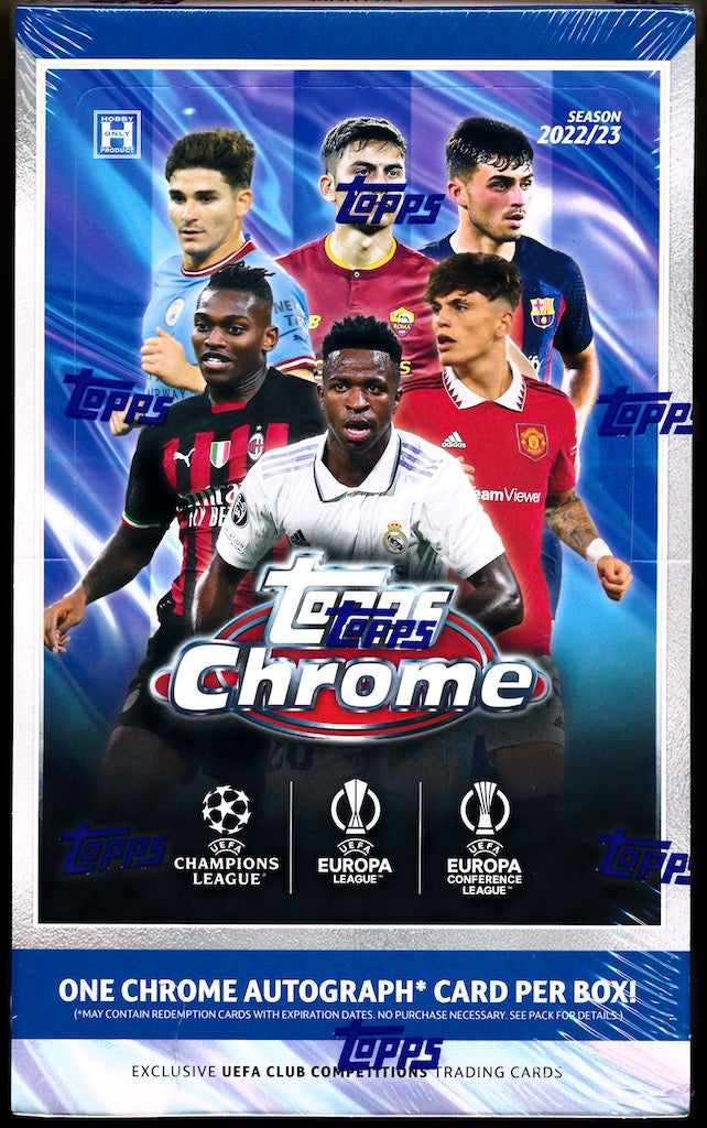 2022-23 TOPPS CHROME UEFA CLUB SOCCER HOBBY BOXES - BRAND NEW!