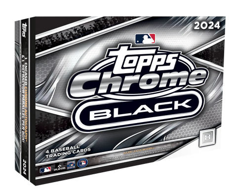 2024 TOPPS CHROME BLACK BASEBALL HOBBY BOX - BRAND NEW!