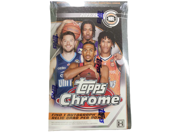 2023-24 TOPPS CHROME NBL BASKETBALL HOBBY BOX - CLEARANCE SALE!