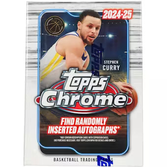 2024-25 TOPPS CHROME BASKETBALL BLASTER BOX - NEW