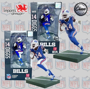 PREMIUM SPORTS ARTIFACTS - NFL 6" PREMIUM VINYL FIGURINE - STEFON DIGGS SERIES 3 SET OF 2