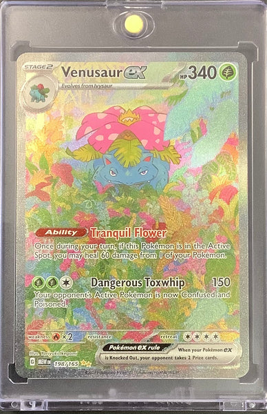 2023 POKEMON S&V 151 - VENUSAUR EX SPECIAL ILLUSTRATION RARE #198/165 - MINT!