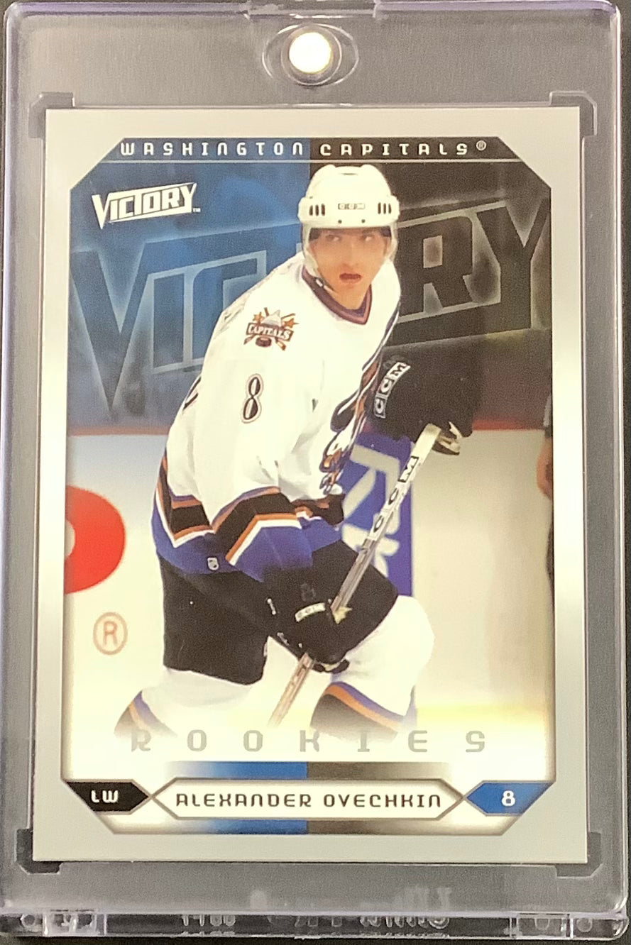 2005-06 UPPER DECK SERIES 2 HOCKEY #264 WASHINGTON CAPITALS - ALEX OVECHKIN VICTORY ROOKIE CARD