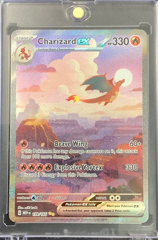2023 POKEMON S&V 151 - CHARIZARD EX SPECIAL ILLUSTRATION RARE #199/165 - MINT!