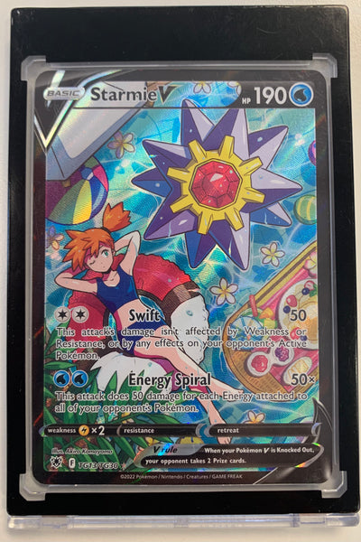 2022 POKEMON SW&SH ASTRAL RADIANCE FULL ART STARMIE V ULTRA RARE - #TG13/TG30 - MINT!