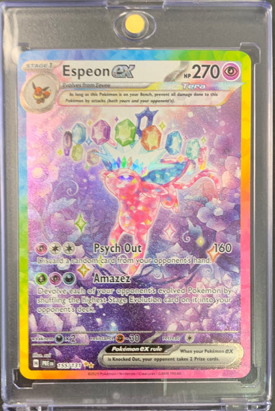 2025 POKEMON PRISMATIC EVOLUTIONS - ESPEON EX SPECIAL ILLUSTRATION RARE #155/131 - MINT!