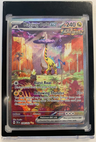 2024 POKEMON S/V TEMPORAL FORCES - RAGING BOLT EX SPECIAL ILLUSTRATION RARE #208 - MINT!