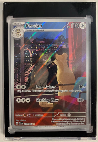 2024 POKEMON S/V SHROUDED FABLE - PERSIAN SPECIAL ILLUSTRATION RARE #078/064 - MINT!