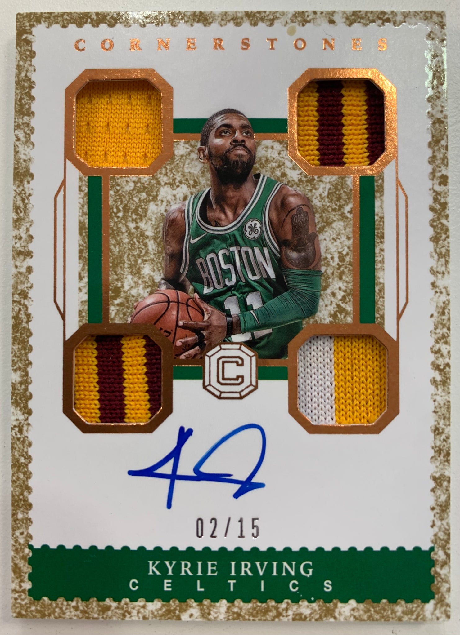 2017-18 PANINI CORNERSTONES BASKETBALL #C-KIV BOSTON CELTICS