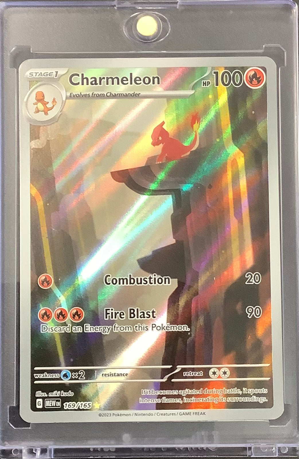 2023 POKEMON S&V 151 - CHARMELEON SPECIAL ILLUSTRATION RARE #169/165 - MINT!