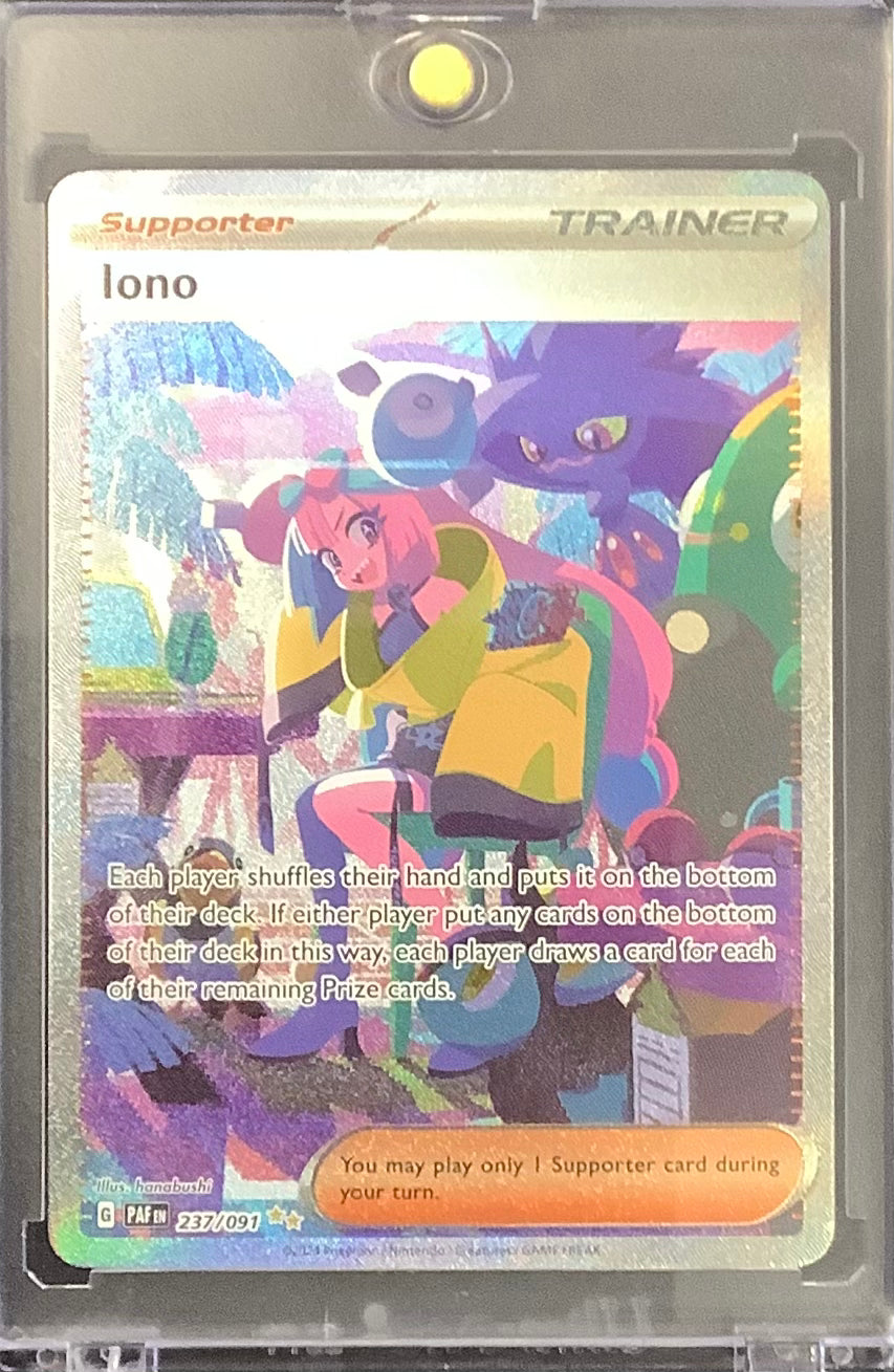 POKEMON S/V PALDEAN FATES - IONO SPECIAL ILLUSTRATION RARE 237/091 - MINT