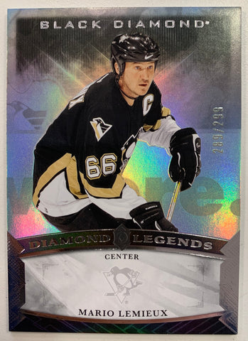 2023-24 UD BLACK DIAMOND HOCKEY #BDL-ML PITTSBURGH PENGUINS - MARIO LEMIEUX DIAMOND LEGENDS #'D 289/299
