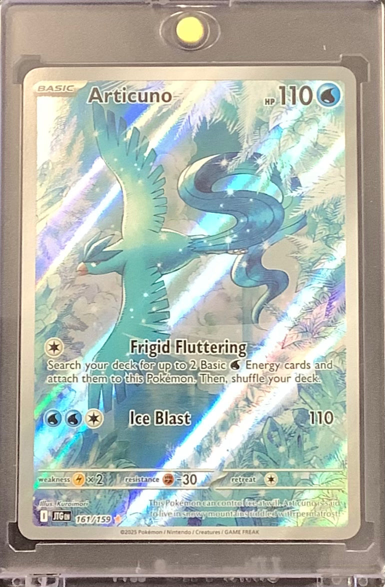 2025 POKEMON S&V JOURNEY TOGETHER - ARTICUNO SPECIAL ILLUSTRATION RARE #161/159 - MINT!