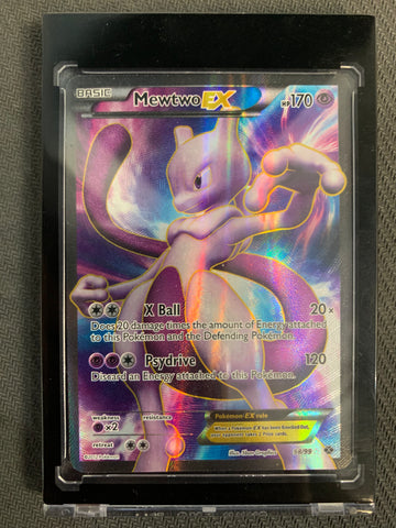 2012 POKEMON B/W NEXT DESTENIES MEWTWO EX FULL ART HOLO RARE 98/99 -  HP