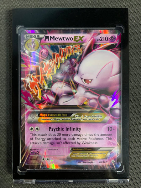 2015 POKEMON XY BREAKTHROUGH M MEWTWO EX ULTRA RARE 64/162 -  NEARMINT