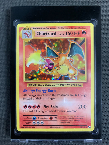 2016 POKEMON XY EVOLUTIONS CHARIZARD HOLO FOIL 11/108 - MINT