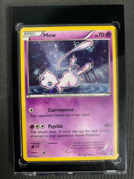 2017 POKEMON MEW BLACK STAR PROMO RARE XY192 -  LP