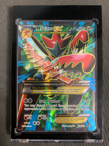 2016 POKEMON XY BREAKPOINT - M SCIZOR EX FULL ART ULTRA RARE 120/122 - LP