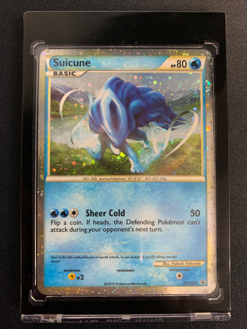 2010 POKEMON HG & SS FALL COLLECTOR'S TINS PROMO - SUICUNE HOLO RARE #HGSS21 - NEAR MINT