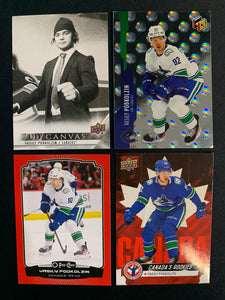 UPPER DECK HOCKEY VANCOUVER CANUCKS - VASILY PODKOLZIN LOT OF 4