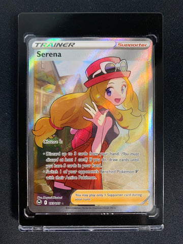 POKEMON SW&SH SILVER TEMPEST - SERENA FULL ART TRAINER RARE - 193/195 - MINT