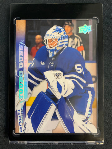 2022-23 UPPER DECK EXT HOCKEY #T-99 TORONTO MAPLE LEAFS - ERIK KALLGREN RETRO YOUNG GUNS EXCLUSIVE #'D 090/100