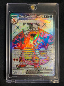 POKEMON S/V OBSIDIAN FLAMES - CHARIZARD EX SECRET RARE 215/197 - MINT