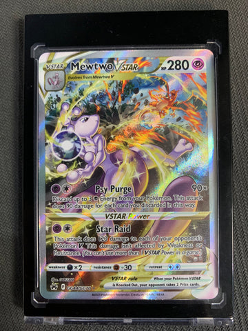 2023 POKEMON CROWN ZENITH MEWTWO VSTAR FULL ART GALARIAN GALLERY #GG44/GG70 - PACK FRESH !