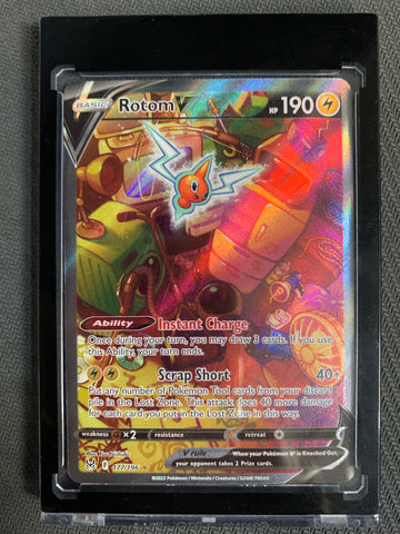 2022 POKEMON LOST ORIGIN ROTOM V ALTERNATE ART RARE #177/196 - PACK FRESH !