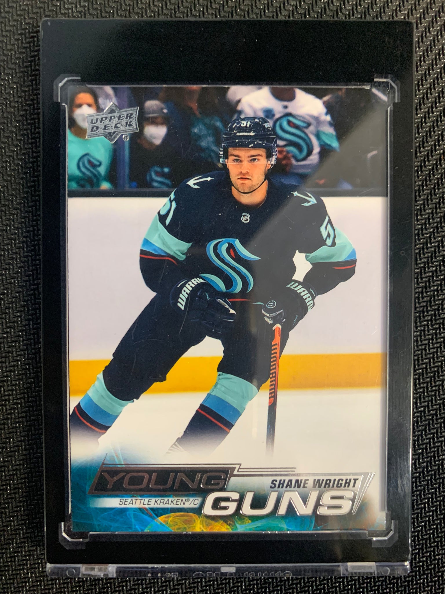 2022-23 UPPER DECK HOCKEY #475 SEATTLE KRAKEN  - SHANE WRIGHT YOUNG GUNS ROOKIE - PACK FRESH!