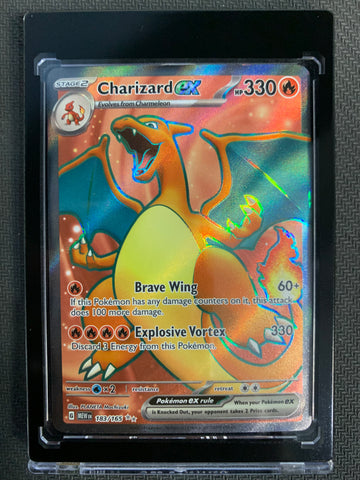 POKEMON S/V 151 - CHARIZARD EX HOLO ULTRA RARE 183/165 - MINT