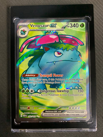 POKEMON S/V 151 - VENUSAUR EX ULTRA HOLO RARE 182/165 - MINT