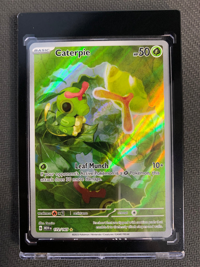 rare caterpie card POKEMON S/V 151 - CATERPIE SPECIAL ILLUSTRATION RARE 172/165