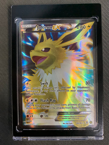 2017 POKEMON MEGA POWERS COLLECTION XY GENERATIONS - JOLTEON EX FULL ART #28a/83 - MINT