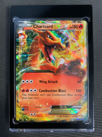 2016 POKEMON XY EVOLUTIONS CHARIZARD EX #12/106 - MINT !