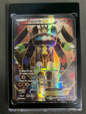 2016 POKEMON FATES COLLIDE - ZYGARDE EX FULL ART HOLO PROMO 54a/124 - MINT