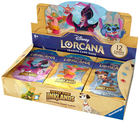 RAVENSBURGER DISNEY LORCANA - INTO THE INKLANDS BOOSTER BOX - ON SALE!