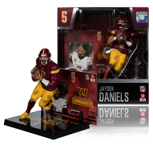 MCFARLANE'S SPORTSPICKS NFL FIGURE - JAYDEN DANIELS 7" SCALED POSED FIGURE - NEW!